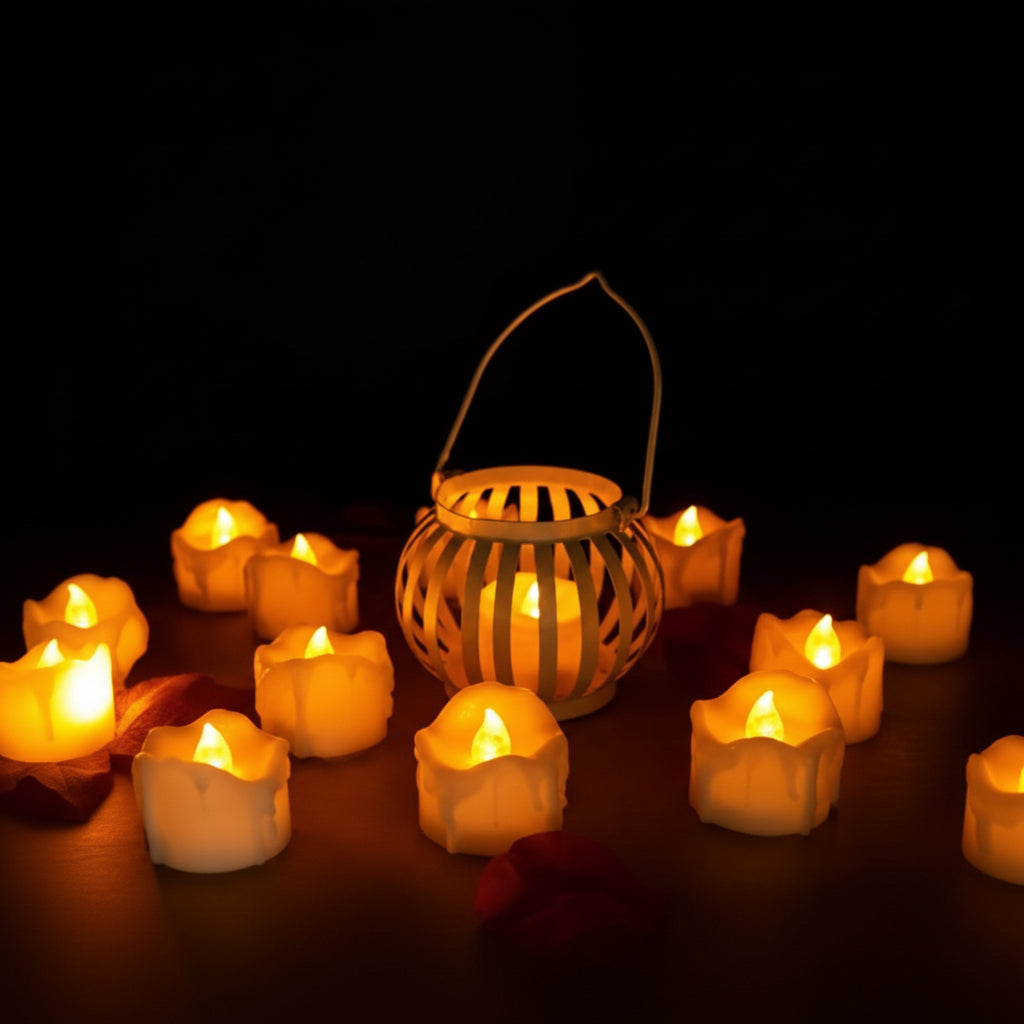 Pack of 4 LED Flameless Popular Candlelight