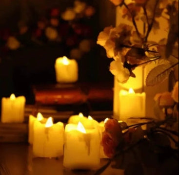 Pack of 3 LED Flameless Popular Candlelight - Elegant, Safe & Realistic Mood Lighting