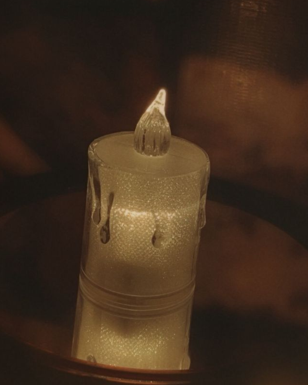 Pack of 3 LED Flameless Crystal Candlelight – Elegant, Safe & Realistic Mood Lighting